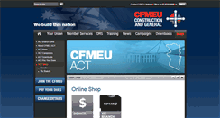 Desktop Screenshot of act.cfmeushop.com.au